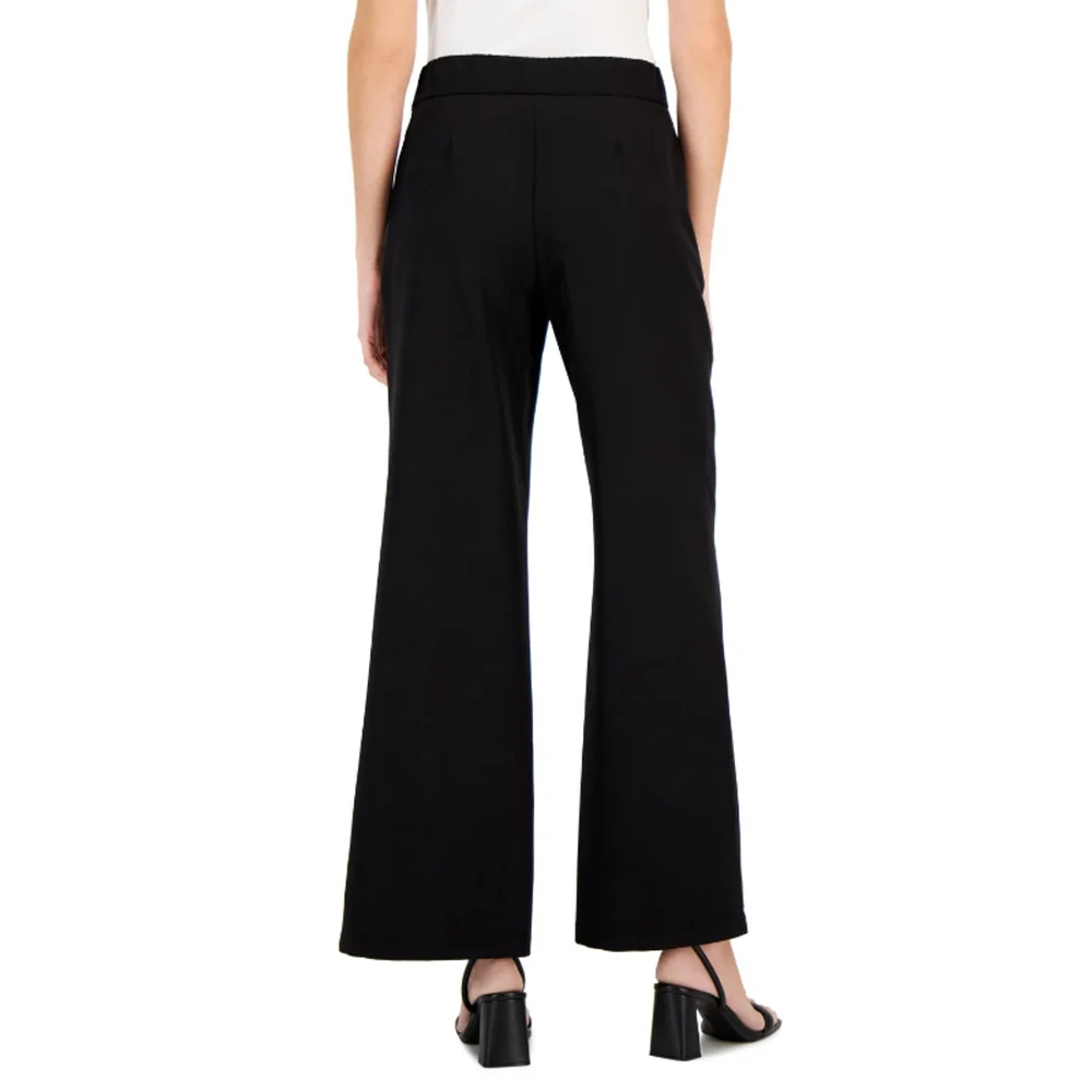 INC International Concepts XS Black High Rise Front-Slit Flare Leg Pants NWT - Picture 2 of 7
